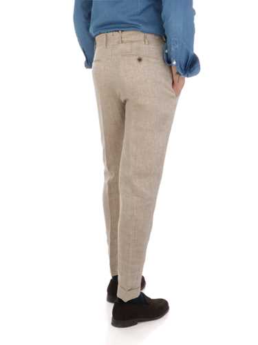 Immagine di BERWICH | Pantalone Uomo Retrolong in Lino