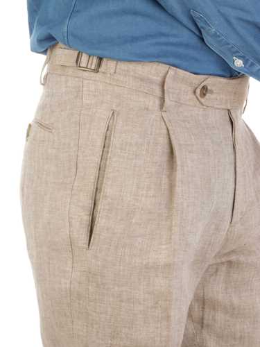 Immagine di BERWICH | Pantalone Uomo Retrolong in Lino