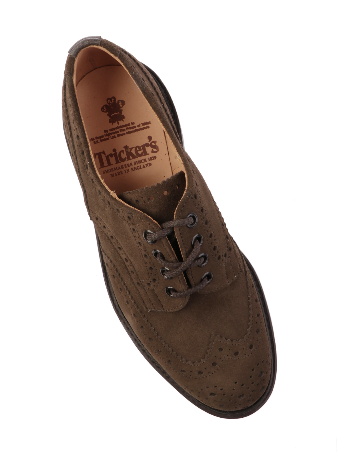 TRICKER S Men s Bourton Suede Country Shoe Flint Repello 5633