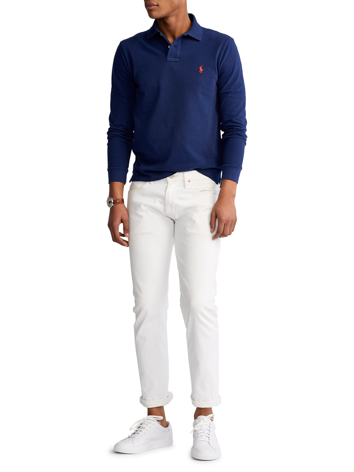 Picture of POLO RALPH LAUREN | Men's Long Sleeve Slim Polo