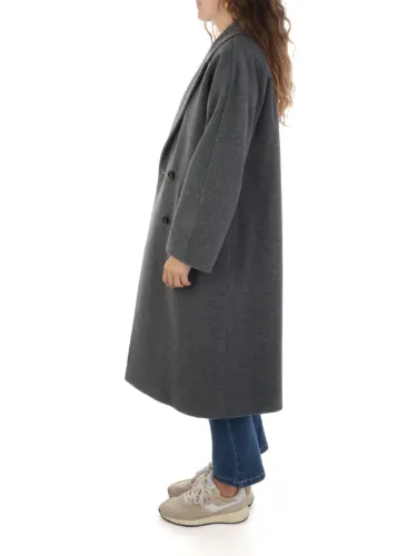 Picture of CINZIA ROCCA | Women's Wool and Cashmere Double-Breasted Coat