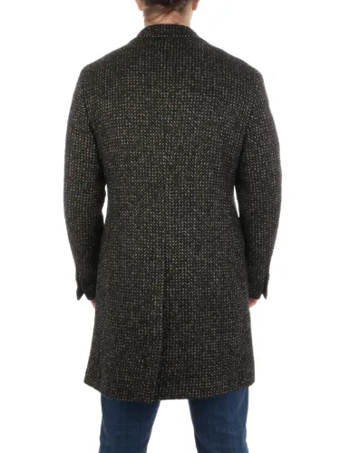 Picture of TAGLIATORE | Men's Harringbone Wool Coat