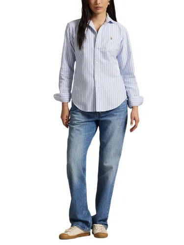 Picture of Polo Ralph Lauren | Slim Fit Striped Oxford Shirt