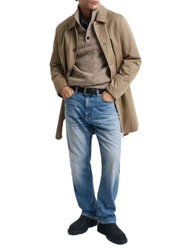 Picture of Gant | Wool Blend Neps Half Buttoned