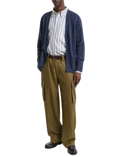 Picture of Gant | Wool Blend Mouline Cardigan