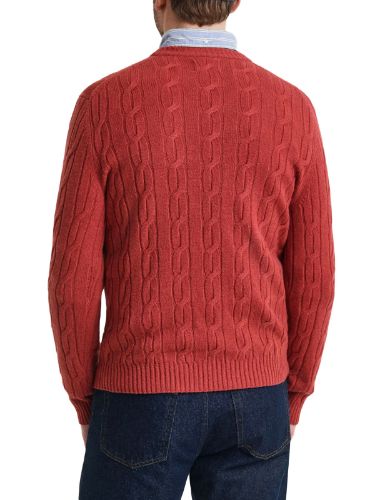 Picture of Gant | Lambswool Cable C-Neck