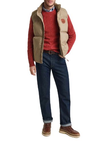 Picture of Gant | Lambswool Cable C-Neck