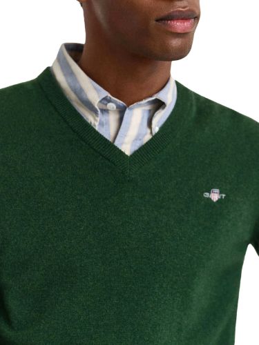 Picture of Gant | Superfine Lambswool V-Neck