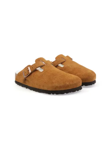 Picture of BIRKENSTOCK | Women's Boston Shearling Slippers