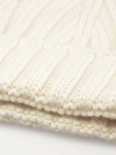 Picture of RIVIERA CASHMERE | Women's Wide Cable Knitted Cashmere Beanie