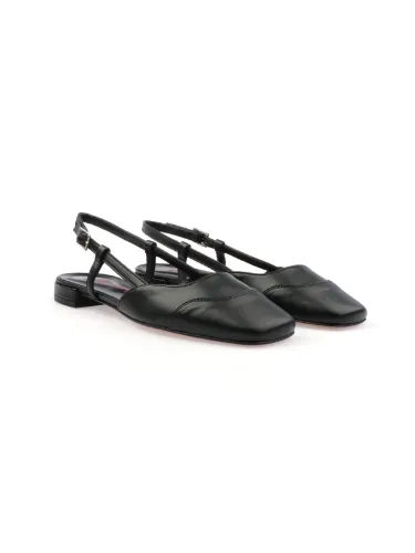Picture of POSITANO IN LOVE | Women's Vivien Leather Flat Shoes