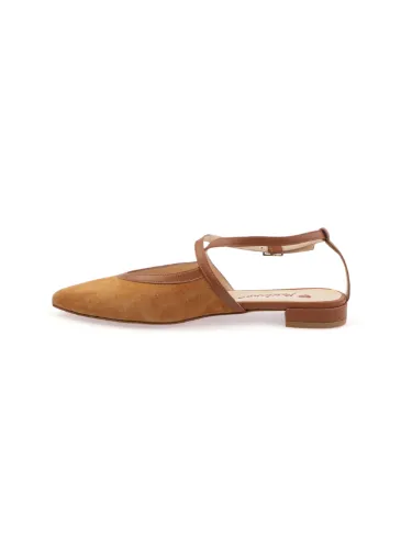 Picture of POSITANO IN LOVE | Women's Agnese Suede Flat Shoes