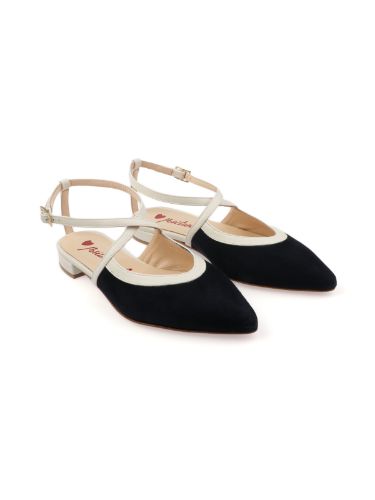 Picture of POSITANO IN LOVE | Women's Agnese Suede Flat Shoes