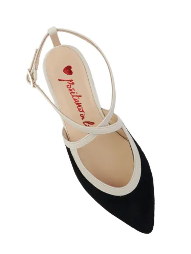Picture of POSITANO IN LOVE | Women's Agnese Suede Flat Shoes
