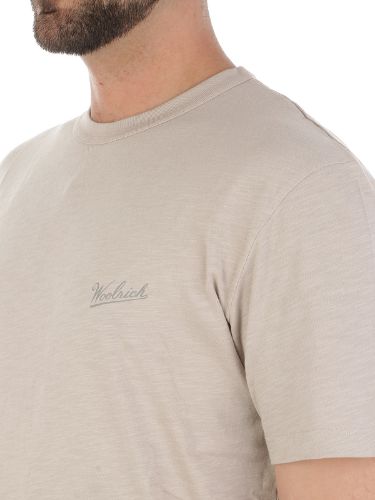 Picture of WOOLRICH | Men's Slub Cotton T-Shirt