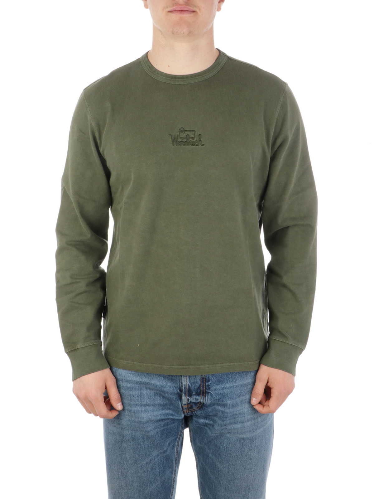 Picture of Woolrich | Jersey Faded Long Sleeves Tee
