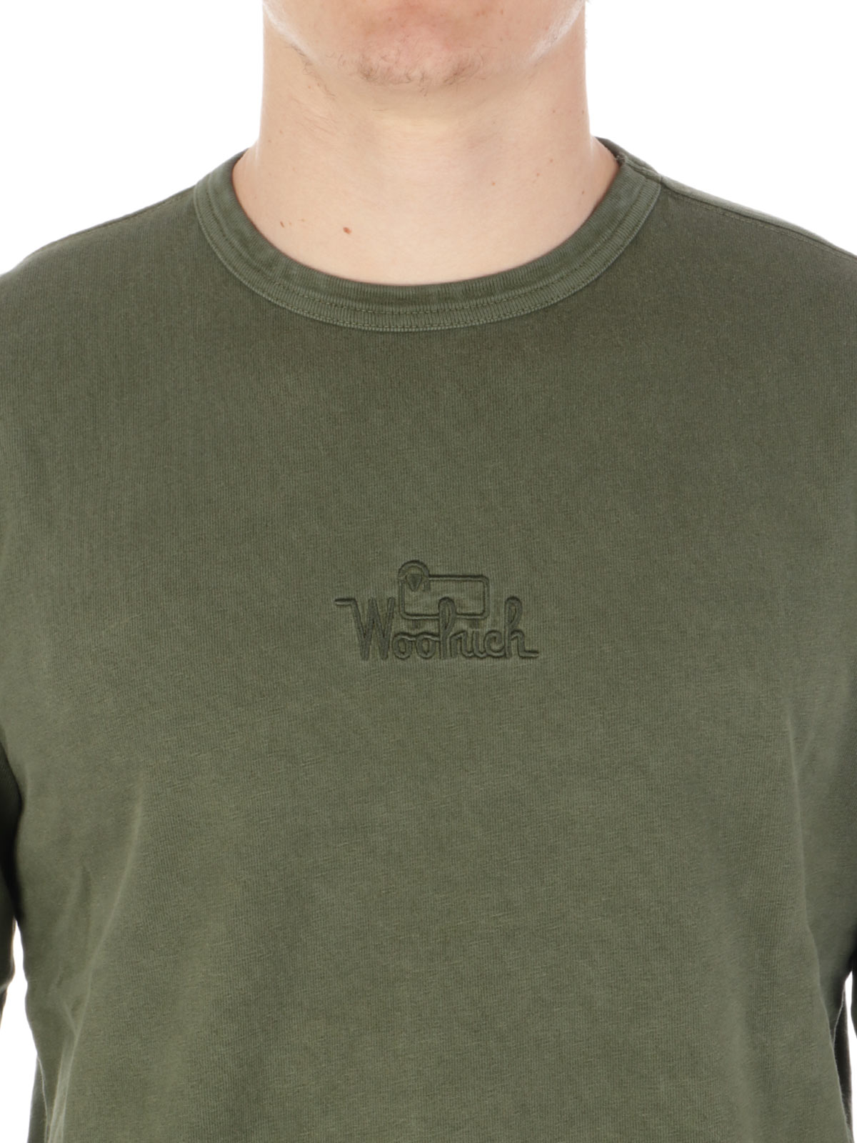 Immagine di Woolrich | Jersey Faded Long Sleeves Tee