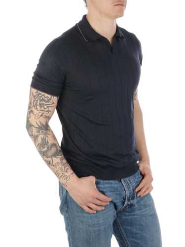 Immagine di BARBA | T-Shirt Uomo in Seta a Coste