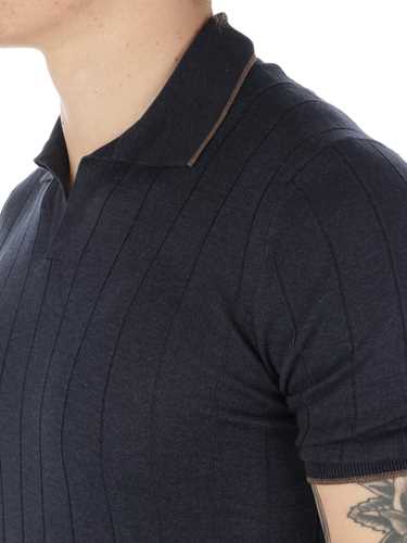 Immagine di BARBA | T-Shirt Uomo in Seta a Coste