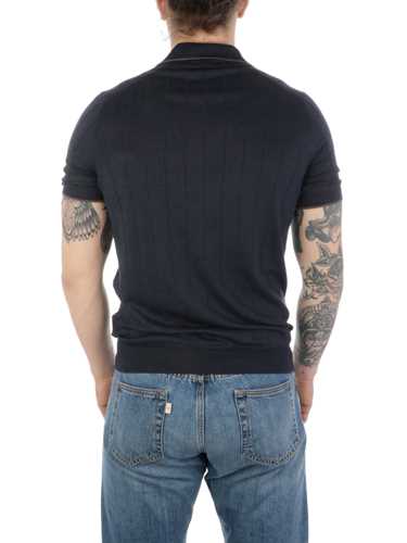 Immagine di BARBA | T-Shirt Uomo in Seta a Coste