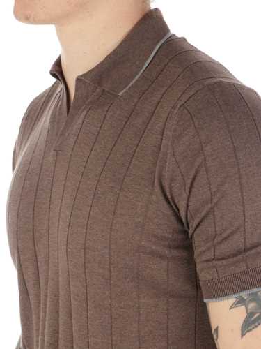 Picture of BARBA | Men's Ribbed Silk T-Shirt