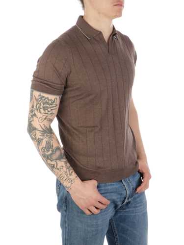 Picture of BARBA | Men's Ribbed Silk T-Shirt