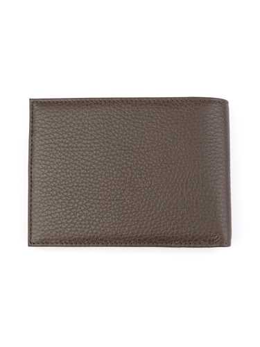 Picture of EMPORIO ARMANI | Men's Tumbled Leather Bi Fold Wallet