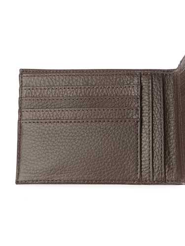 Picture of EMPORIO ARMANI | Men's Tumbled Leather Bi Fold Wallet