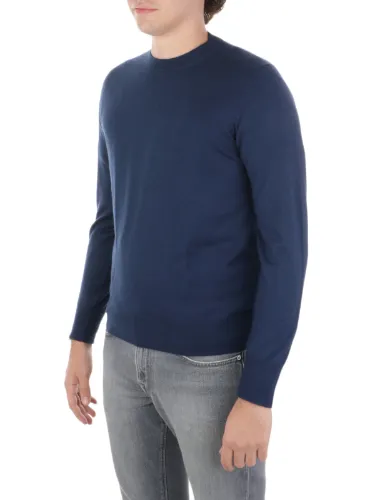 Picture of MAGAZZINO RICAMBI | Men's Cashmere and Silk Roundneck Sweater