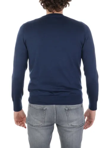 Picture of MAGAZZINO RICAMBI | Men's Cashmere and Silk Roundneck Sweater