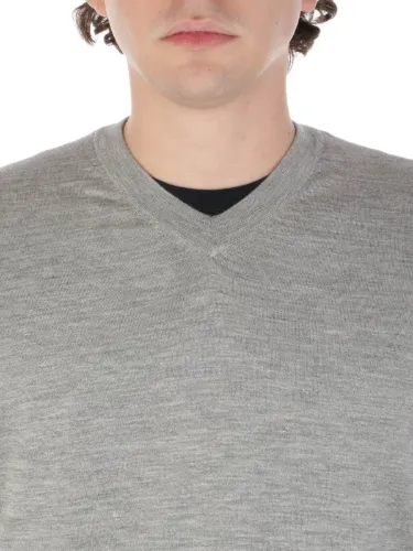 Immagine di MAGAZZINO RICAMBI | Scollo a V Uomo in Cashmere e Seta