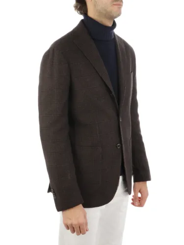 Picture of BOTTA & B | Men's Checked Wool Jacket