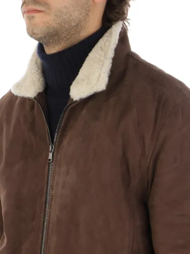 Picture of BARBA | Men's Wolf Shearling Jacket