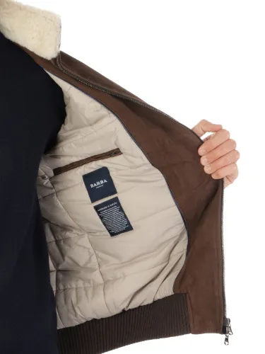 Picture of BARBA | Men's Wolf Shearling Jacket