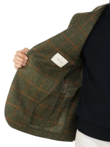 Picture of LBM 1911 | Men's Windowpane Wool Jacket