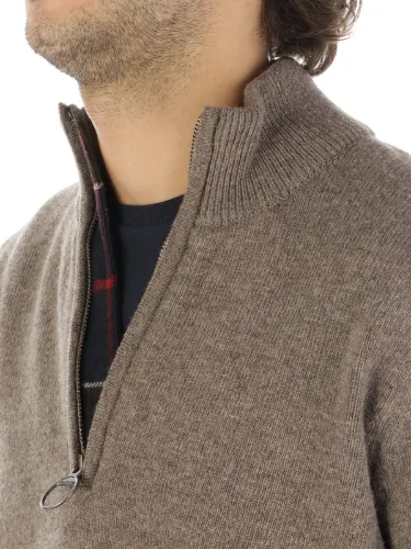 Picture of BARBOUR | Men's Holden Half Zip Wool Sweater