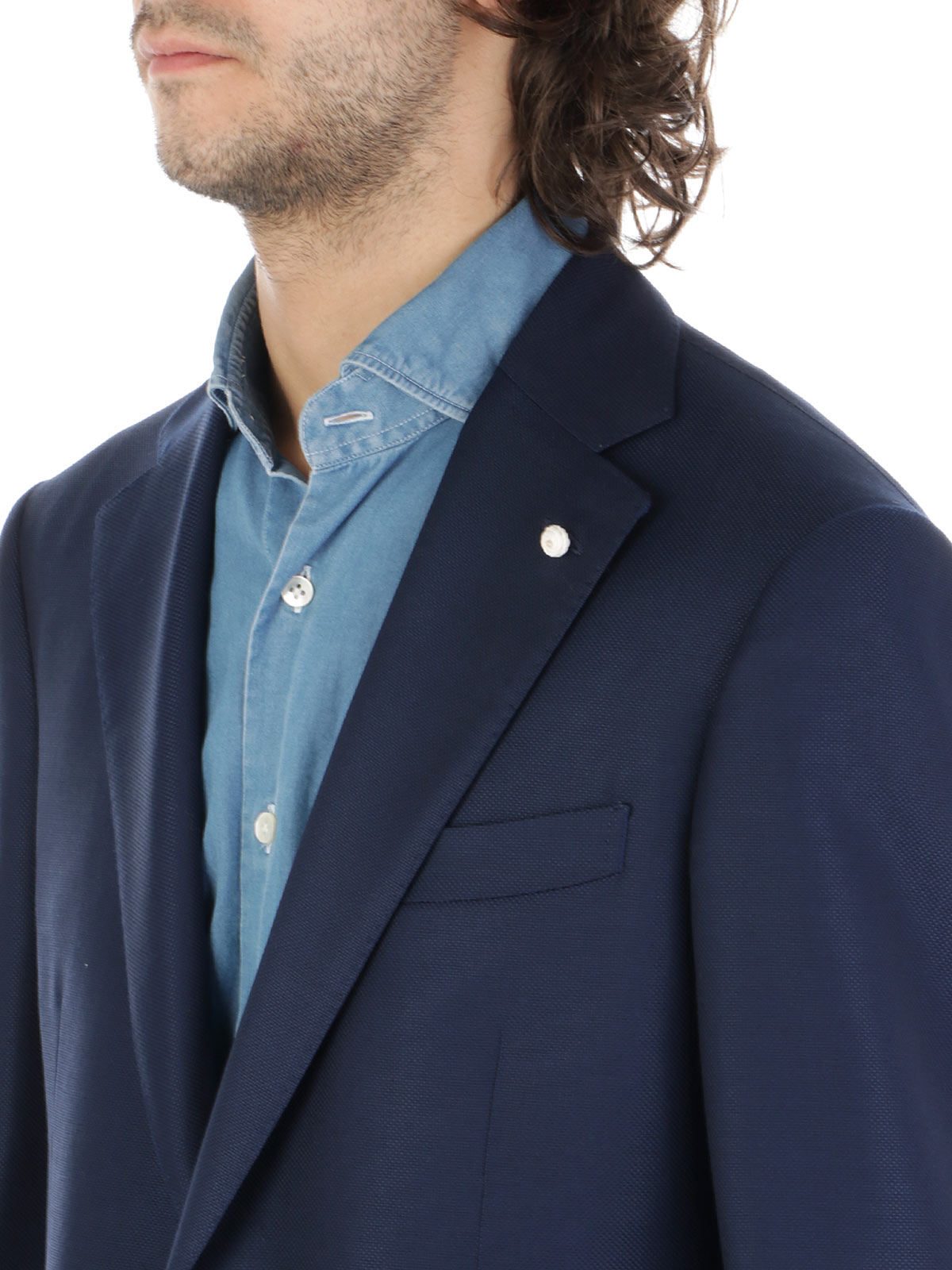 Picture of LUIGI BIANCHI MANTOVA | Men's Virgin Wool Jacket