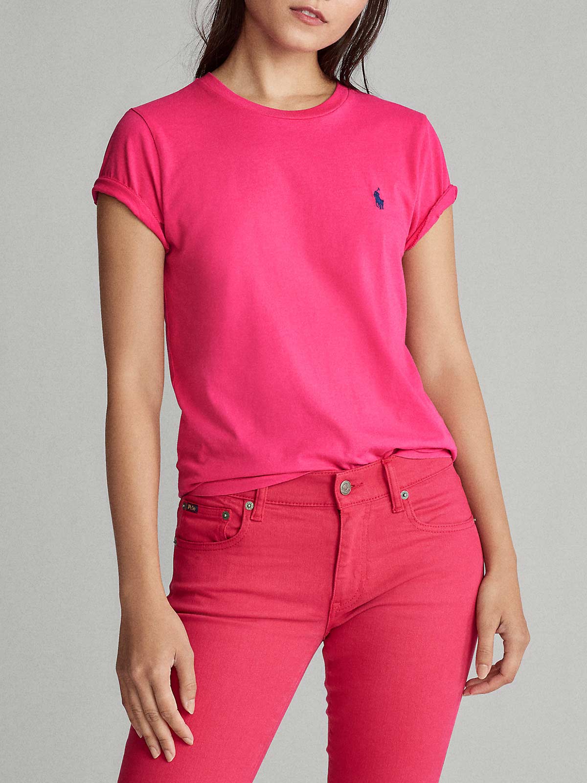 ralph lauren crew neck t shirt womens