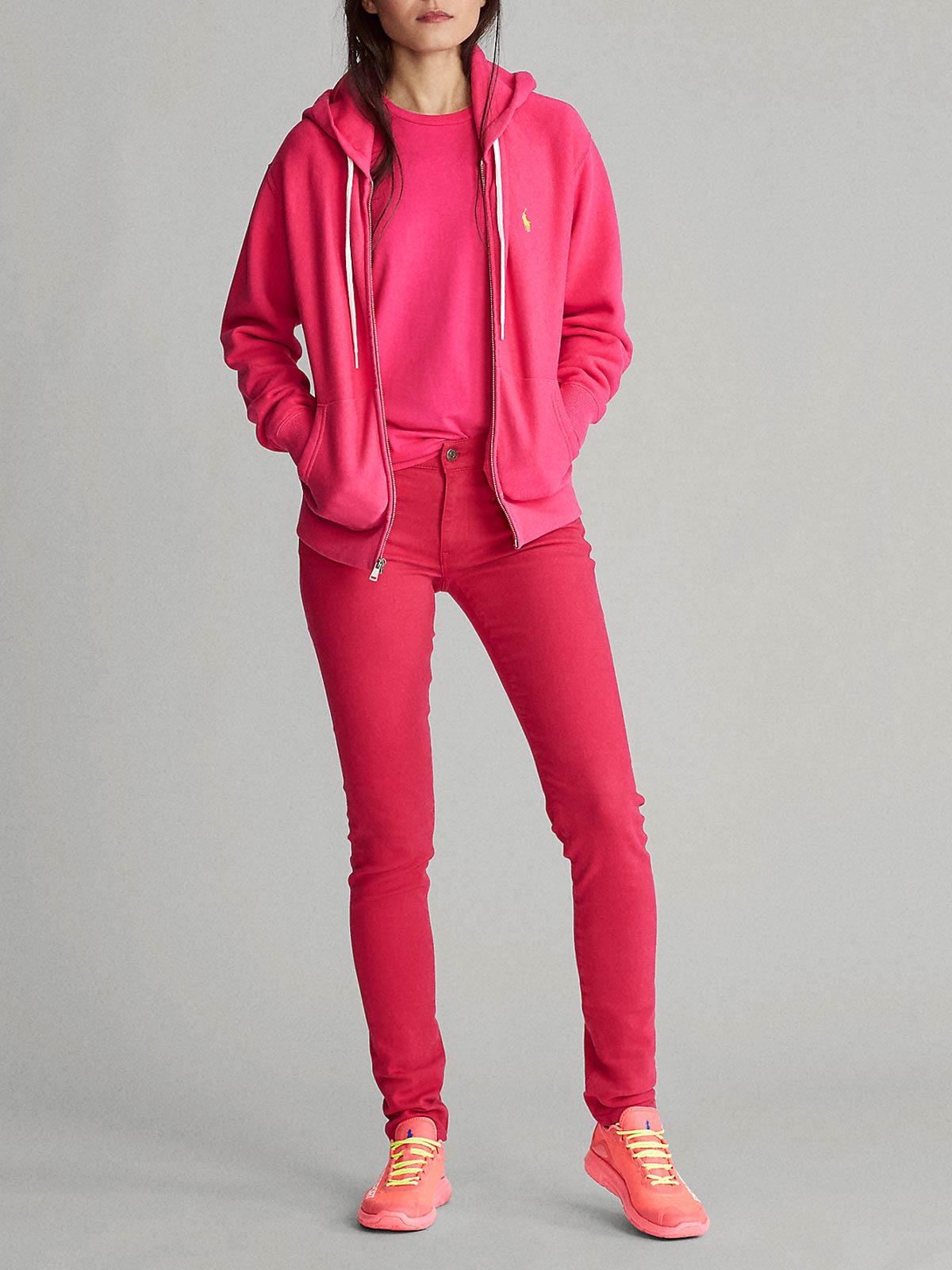 POLO RALPH LAUREN T-shirt Donna Cotone Accent Pink | 211734144022 | Botta \u0026  B Abbigliamento