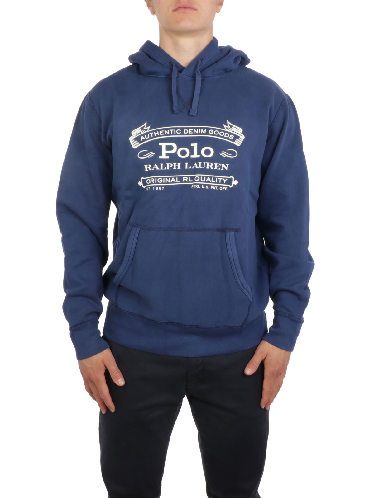 polo hooded sweatshirt men's