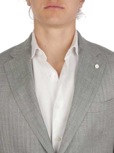 Picture of LUIGI BIANCHI MANTOVA | Men's Wool and Silk Blazer
