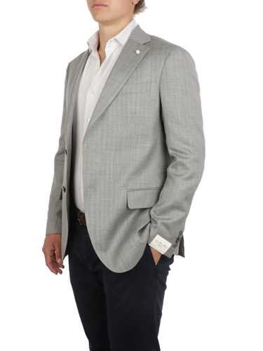 Picture of LUIGI BIANCHI MANTOVA | Men's Wool and Silk Blazer