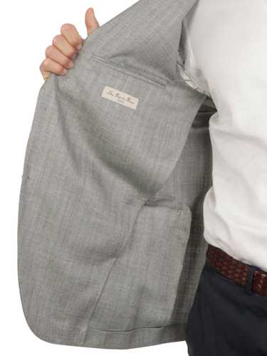 Picture of LUIGI BIANCHI MANTOVA | Men's Wool and Silk Blazer