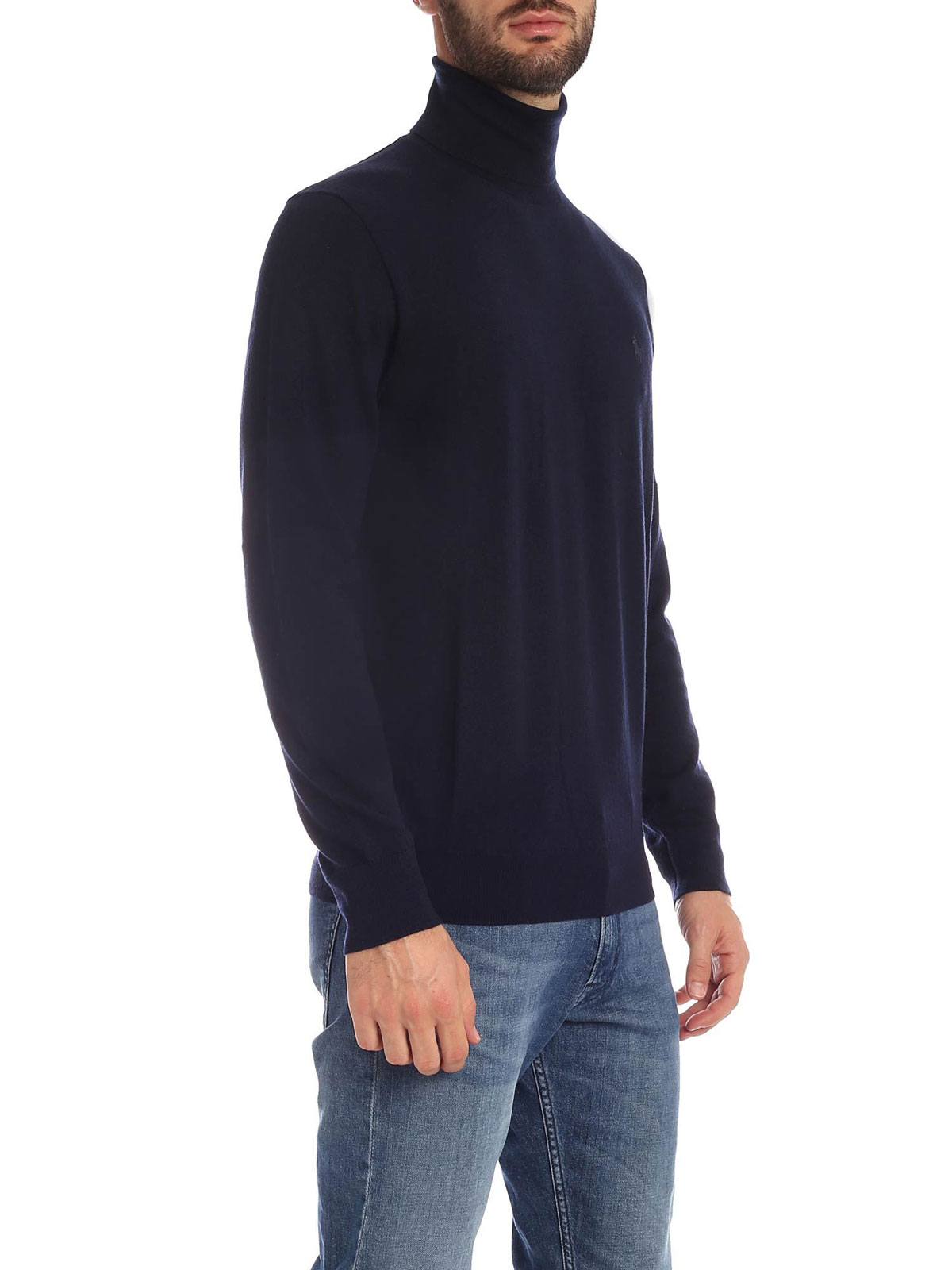 POLO RALPH LAUREN DOLCEVITA IN LANA MERINO Uomo Navy | Mascheroni Store