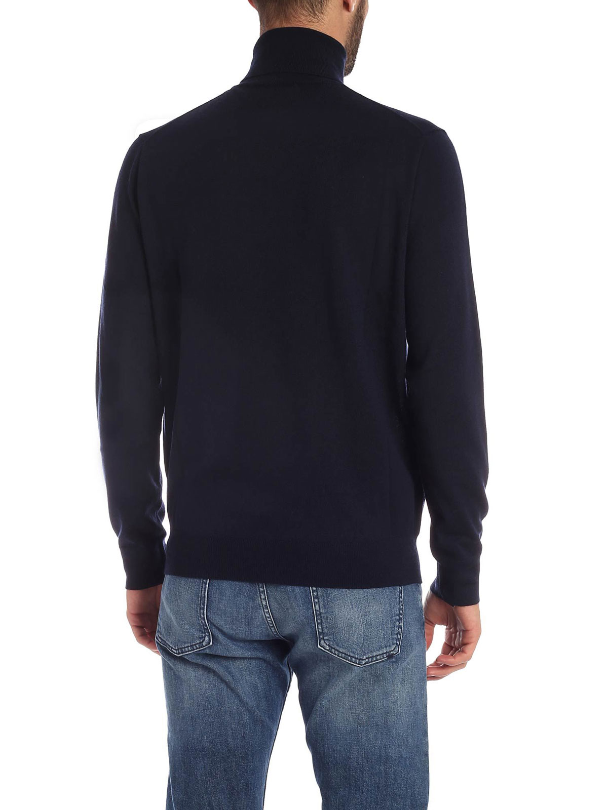 POLO RALPH LAUREN Dolcevita Uomo in Merino Hunter Navy | 710771090002 |  Botta \u0026 B Abbigliamento