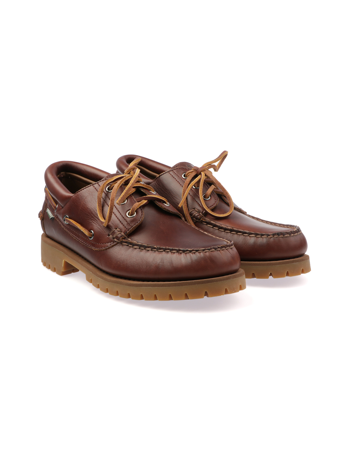 SEBAGO Scarpa Uomo Acadia in Pelle Brown/Gum, 70015M0