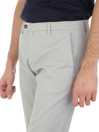 Picture of BRIGLIA | Men's Trousers In Textured Stretch Cotton
