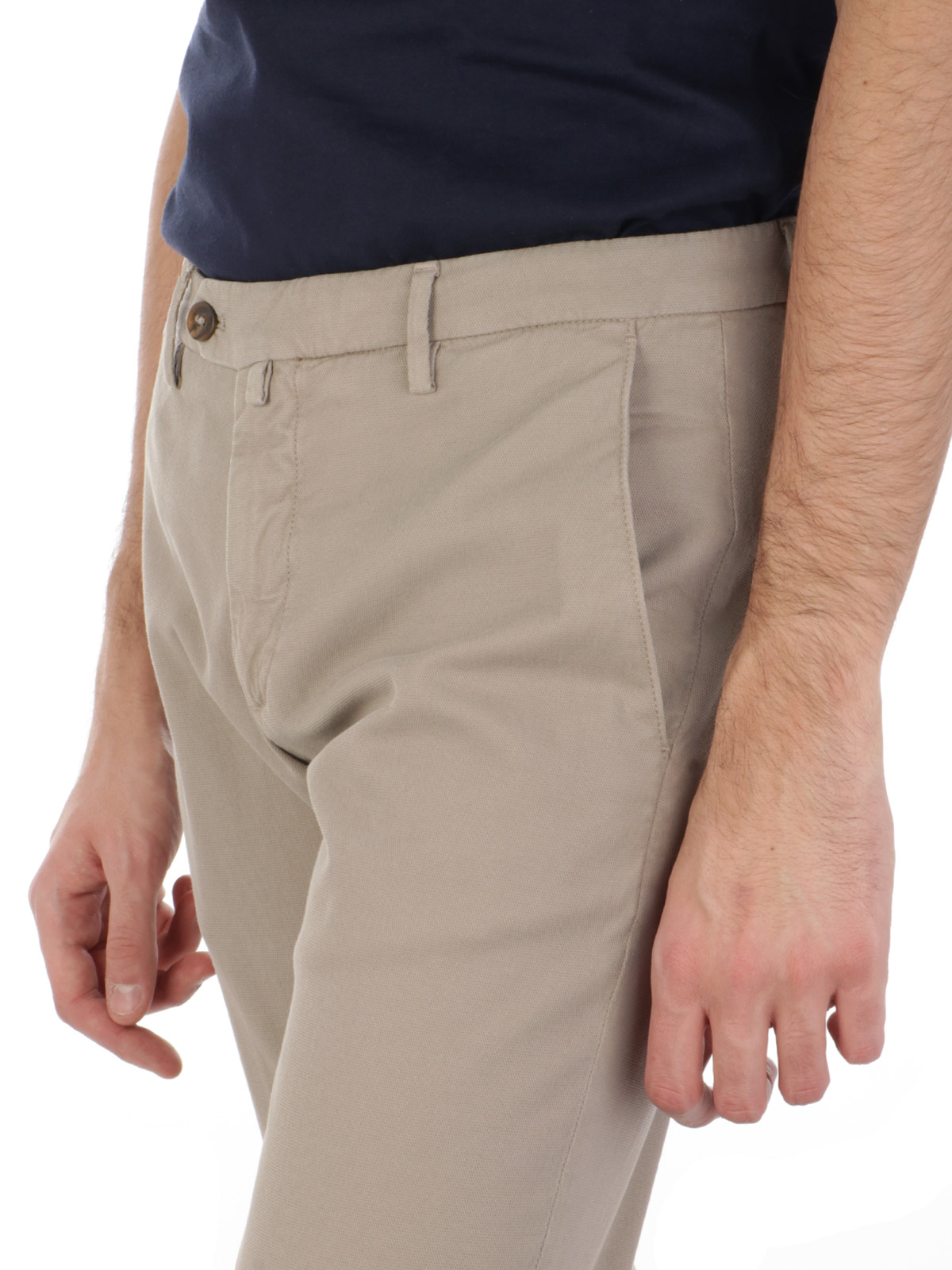 Immagine di BRIGLIA | Pantaloni Uomo In Cotone Operato Stretch