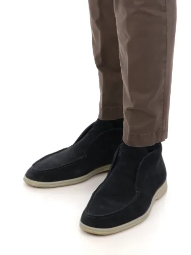 Picture of BRIGLIA | Men's Trousers In Smooth Stretch Cotton