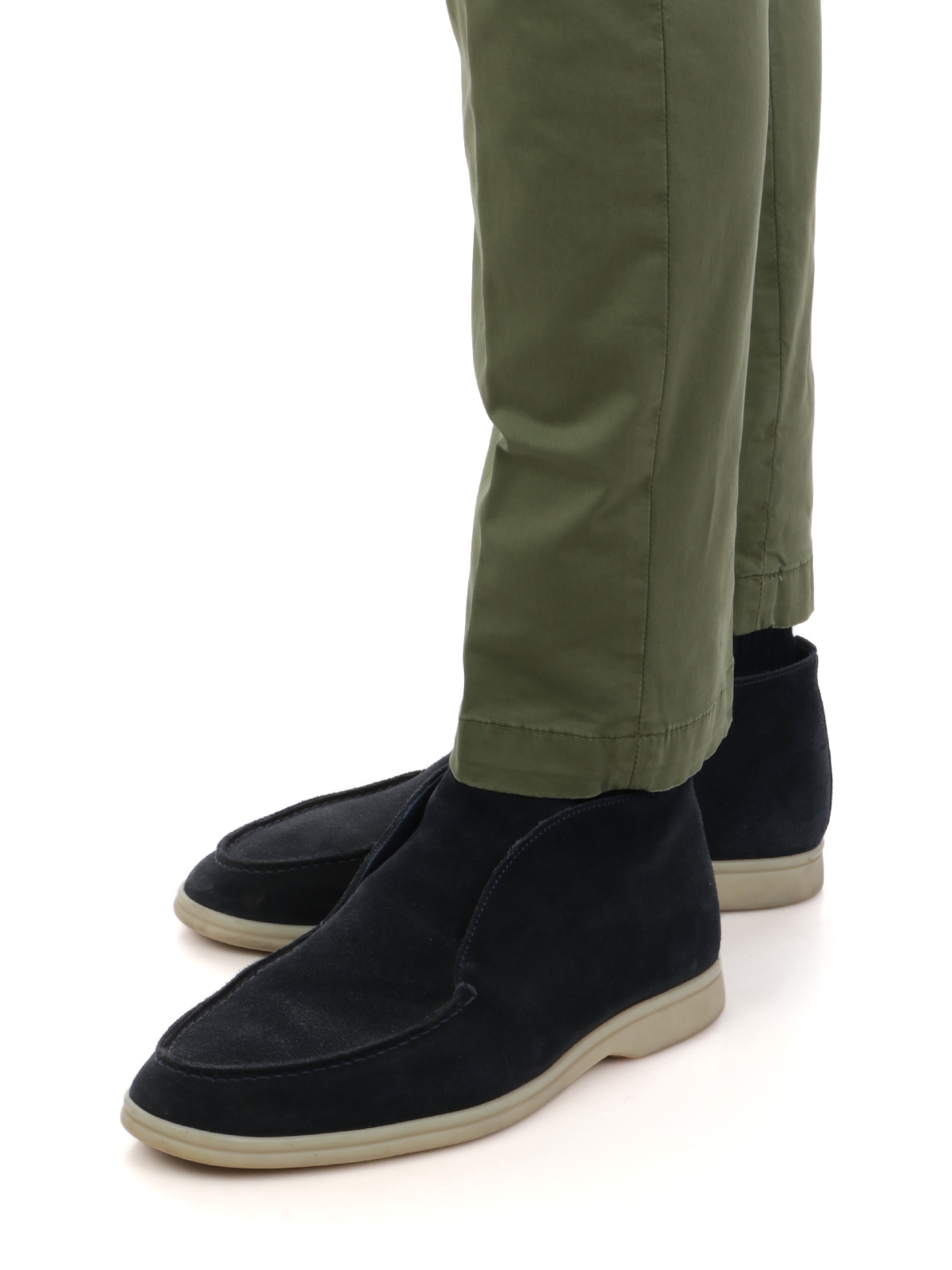Picture of BRIGLIA | Men's Trousers In Smooth Stretch Cotton